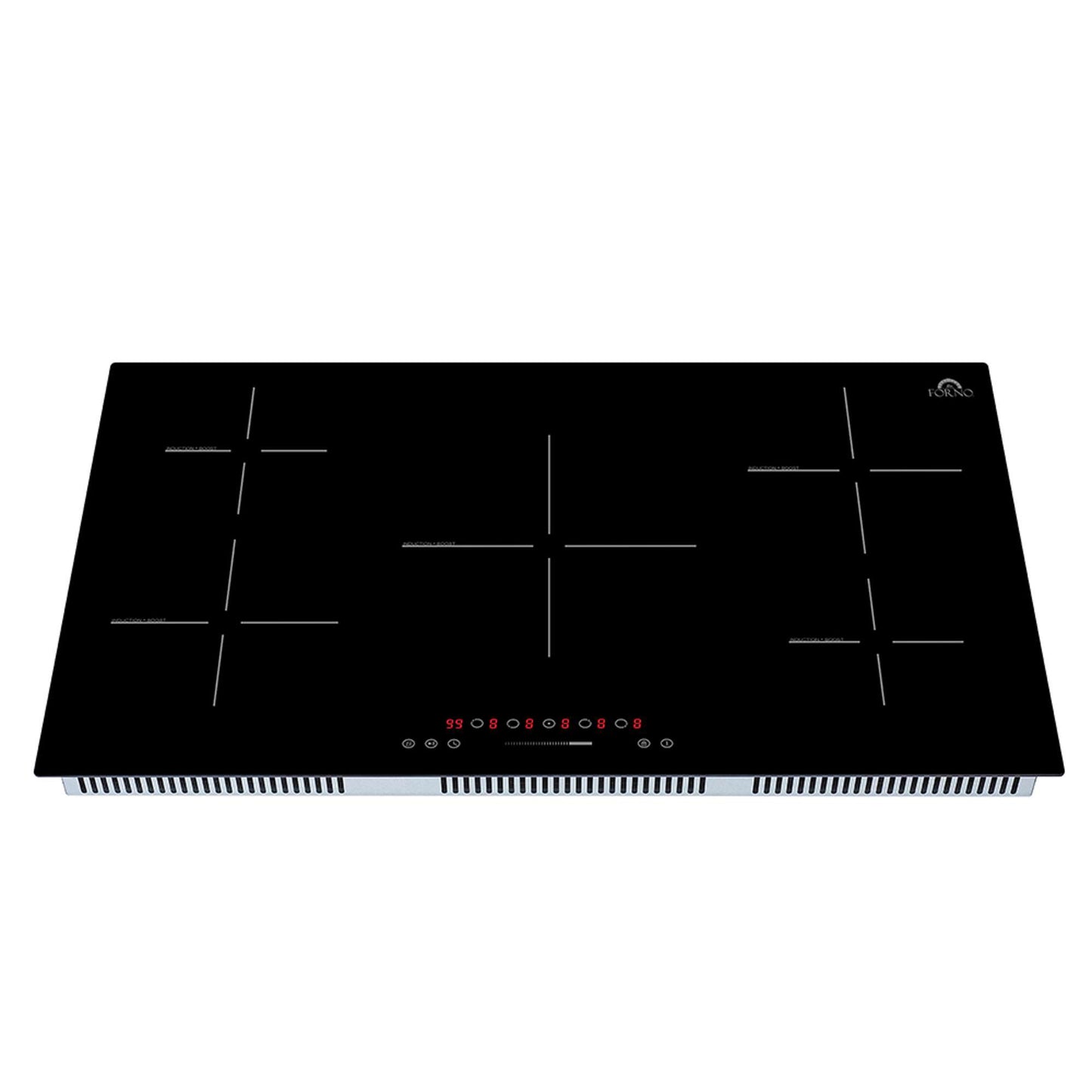 Forno Parco 36-Inch Induction Cooktop, 5 Zones, 10200W, Touch Control, 9 Power Levels & Booster Function