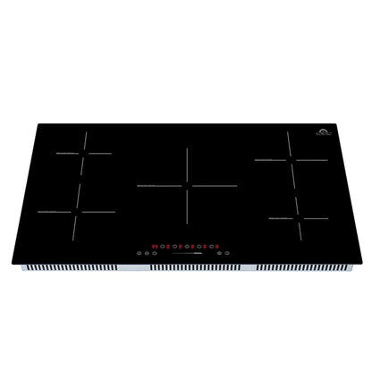 Forno Parco 36-Inch Induction Cooktop, 5 Zones, 10200W, Touch Control, 9 Power Levels & Booster Function