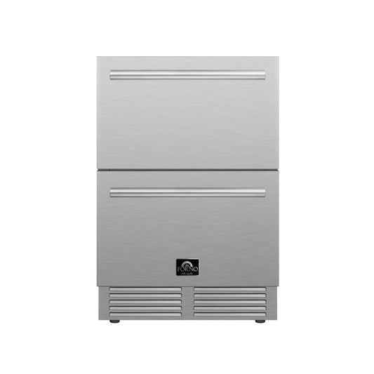Forno Como 24" Indoor Outdoor Drawer Refrigerator, 4.87 cu.ft.