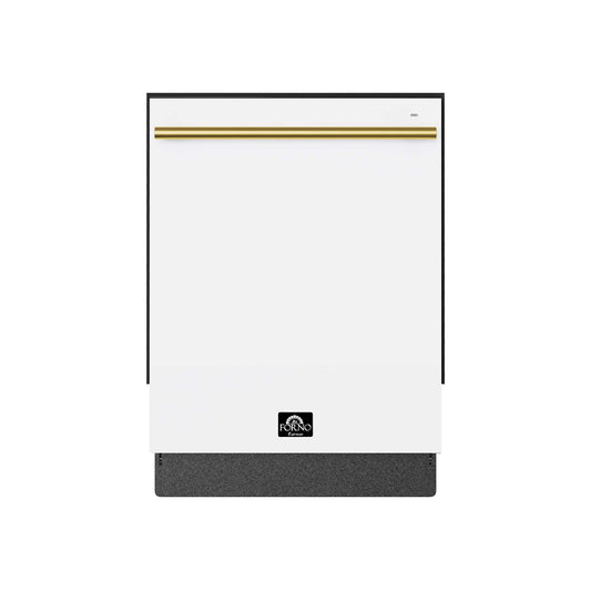 Romano Espresso 24" Built-In White Dishwasher