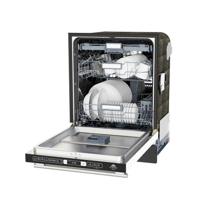 Romano Espresso 24" Built-In White Dishwasher