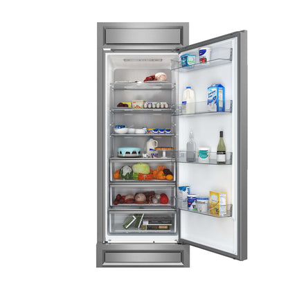 Forno Maderno 28" Built-In Convertible Refrigerator, 13.6 cu.ft. Right Swing with Decorative Grill - 32" Wide