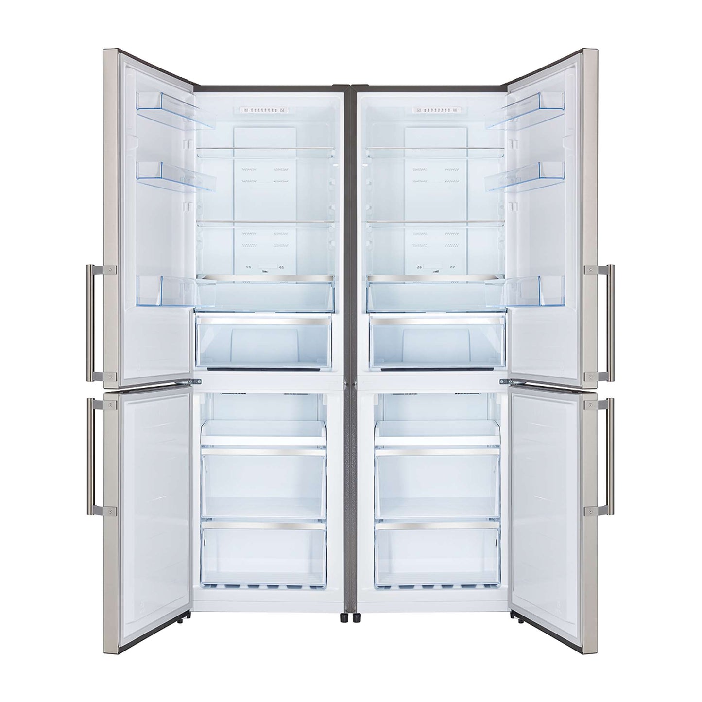 Forno Guardia 46.8" - Two 23.6" Bottom Freezer Refrigerators, Total of 21.6 cu.ft