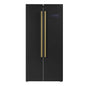Forno Salerno Espresso 33" Side-by-Side 15.6 Cu.Ft. Black Refrigerator