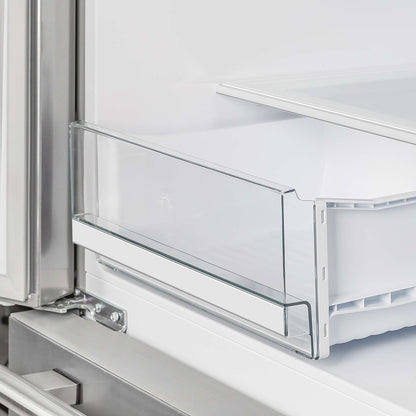 Forno Moena 36" French Door 19.2 cu. ft Stainless Steel Refrigerator, with Decorative Grill - 40"es Wide