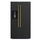 Forno Salerno Espresso 36" Side-by-Side Black Refrigerator 20 cu. ft