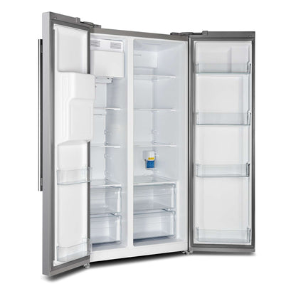 Forno Salerno 36" Side by Side Stainless Steel Refrigerator 20 cu.ft