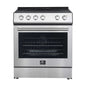 Forno Leonardo Espresso 30" Electric Range Stainless-Steel