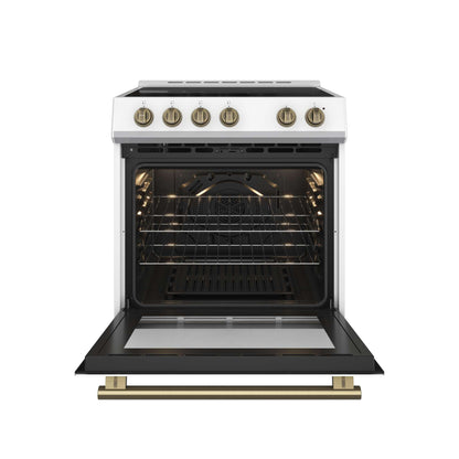Forno Leonardo Espresso 30" Electric Range White