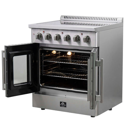 Forno Galiano 30" Freestanding French Door Electric Range