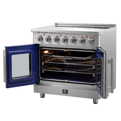 Forno Massimo 36" Freestanding French Door Electric Range