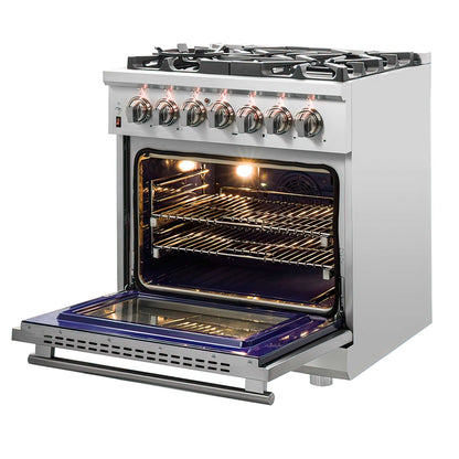 Forno Massimo 30" Freestanding Dual Fuel Range