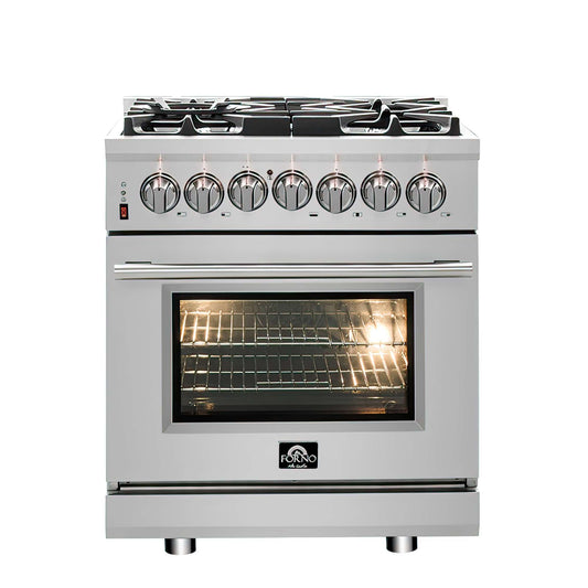 Forno Massimo 30" Freestanding Dual Fuel Range