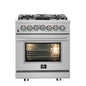 Forno Massimo 30" Freestanding Dual Fuel Range
