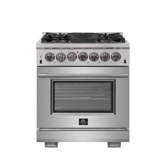 Forno Capriasca 30" Freestanding Dual Fuel Range