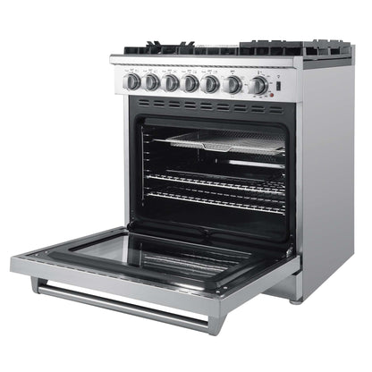 Forno Lazio 30" Freestanding Dual Fuel Range