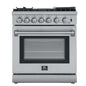 Forno Lazio 30" Freestanding Dual Fuel Range