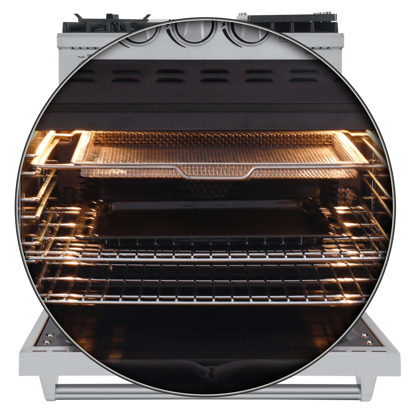 Forno Lazio 30" Freestanding Dual Fuel Range