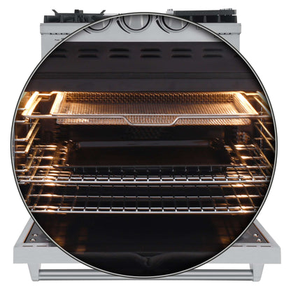 Forno Lazio 30" Freestanding Dual Fuel Range