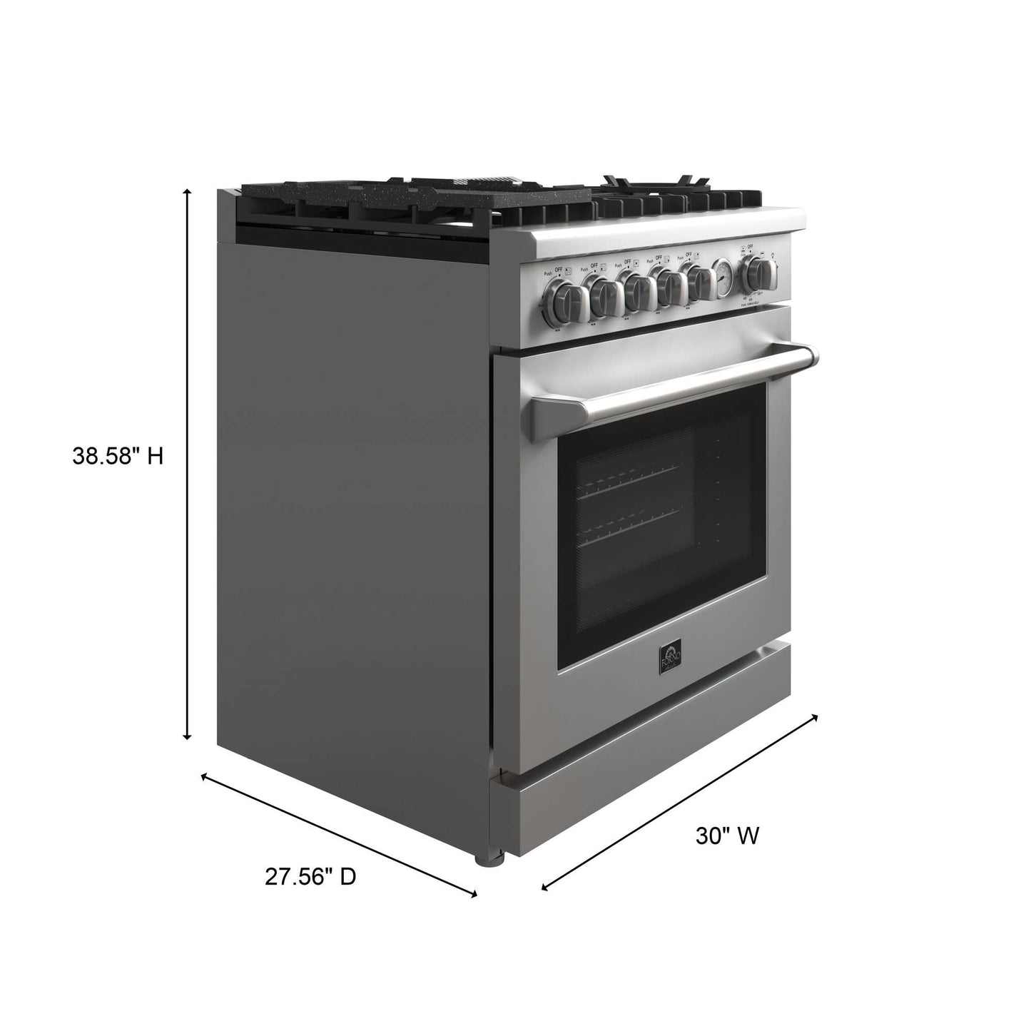 Forno Lazio 30" Freestanding Gas Range