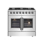 Forno Galiano 36" Freestanding French Door Dual Fuel Range