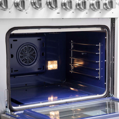 Forno Capriasca 48" Freestanding French Door Dual Fuel Range