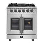 Forno Massimo 30" French Door Gas Range