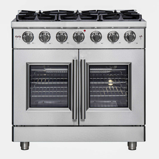Forno Massimo 36" Freestanding French Door Gas Range