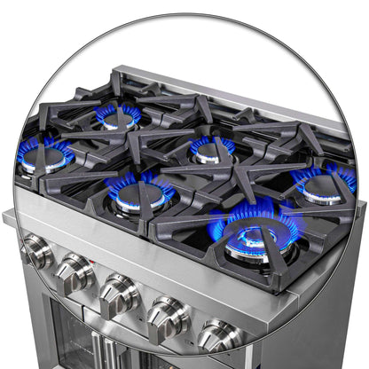 Forno Massimo 36" Freestanding French Door Gas Range