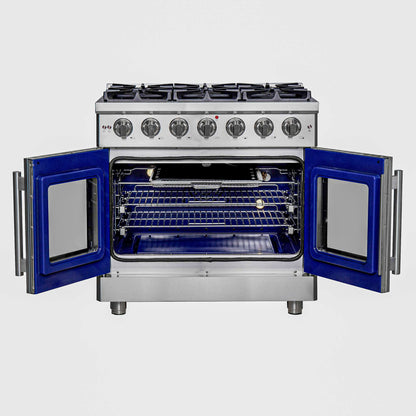 Forno Massimo 36" Freestanding French Door Gas Range
