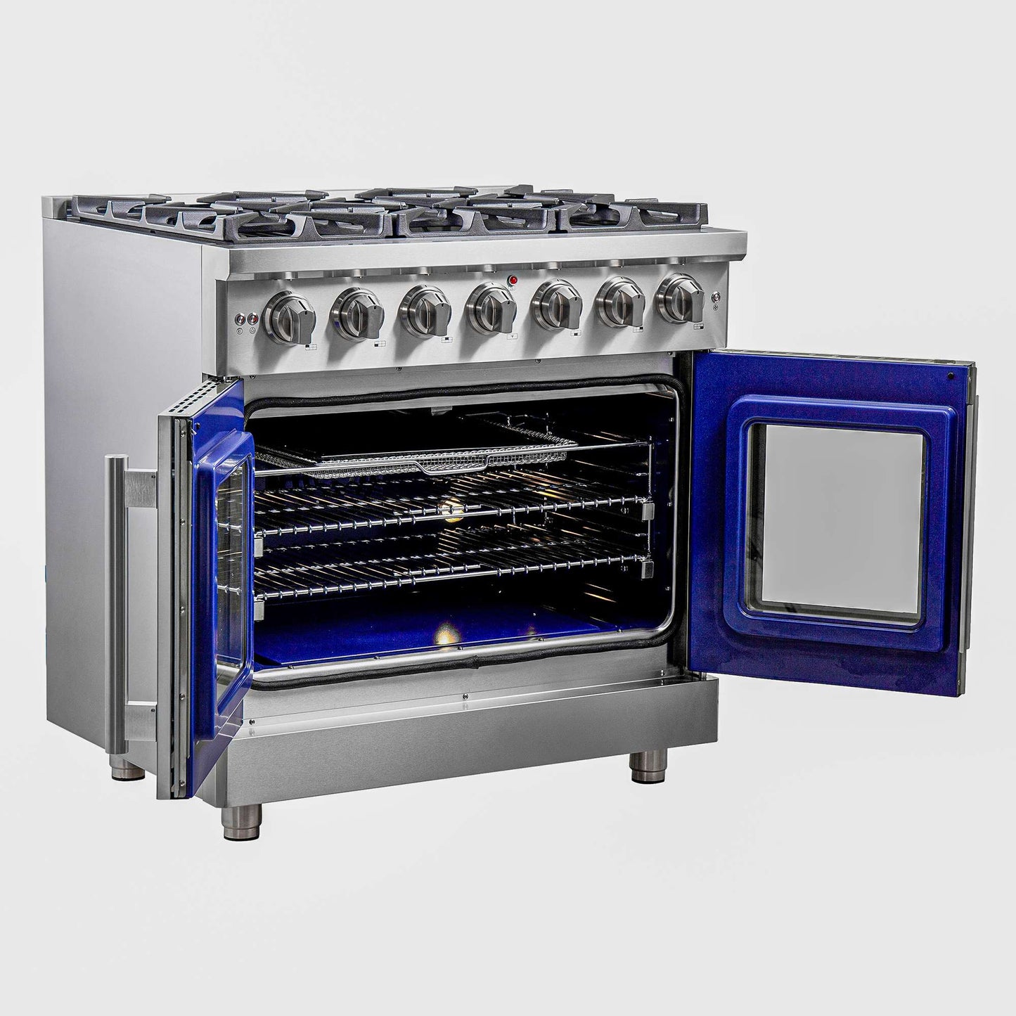 Forno Massimo 36" Freestanding French Door Gas Range