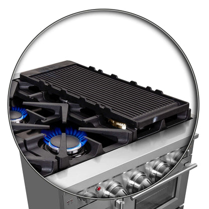 Forno Massimo 48" Freestanding French Door Gas Range