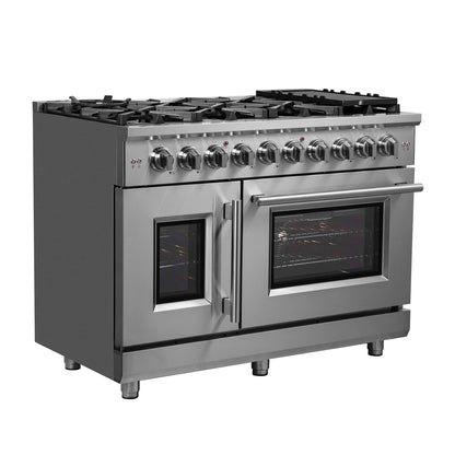 Forno Massimo 48" Freestanding French Door Gas Range