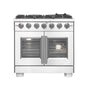Forno Capriasca 36" Freestanding French Door Gas Range