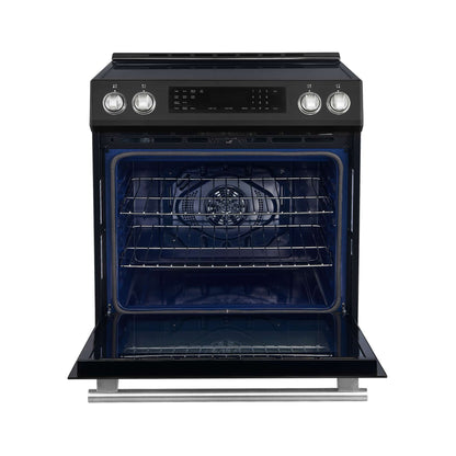 Forno Donatello Espresso 30-Inch Slide-In Induction Range Black
