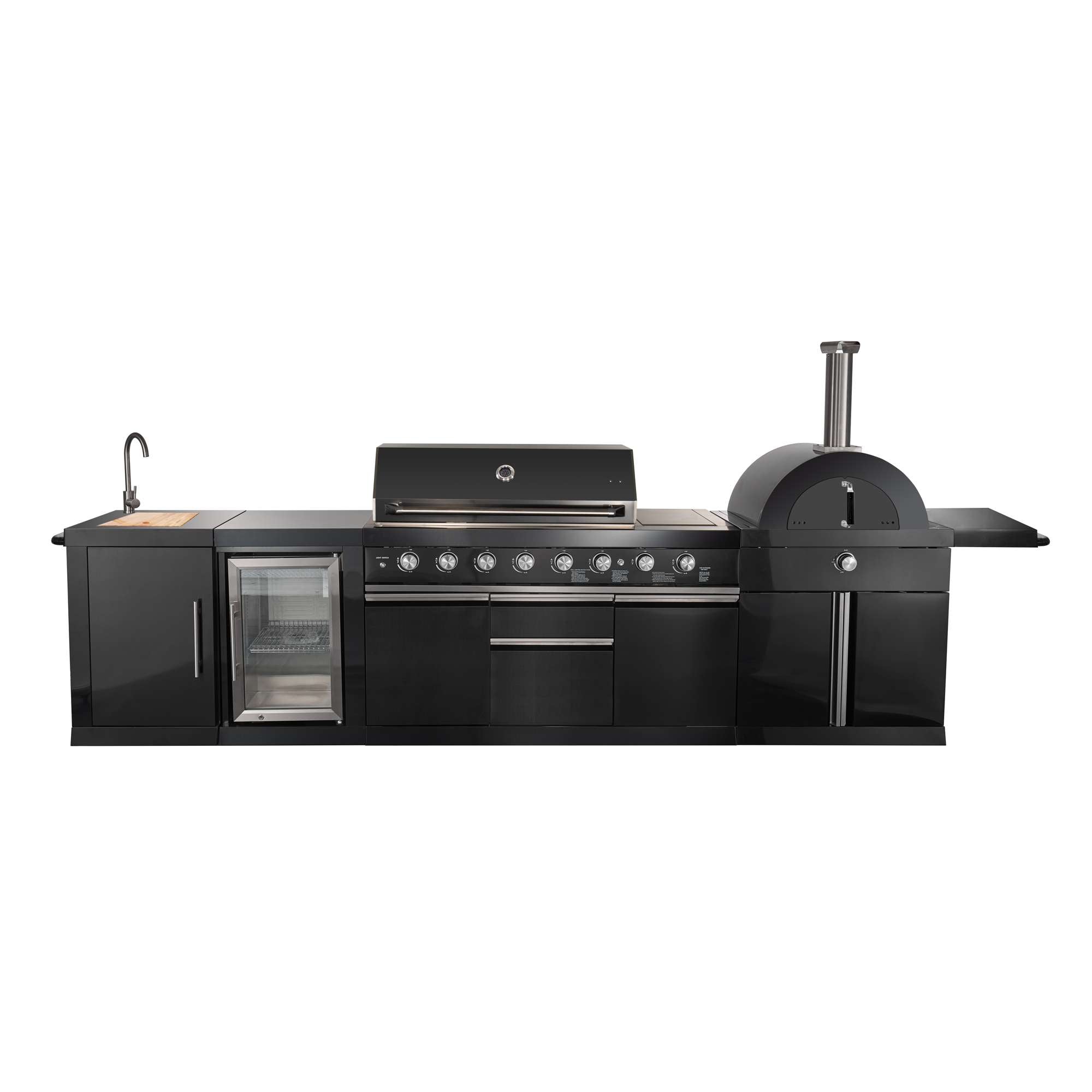 Forno All'Aperto 87,600 BTU BBQ with 4 Stainless-Steel