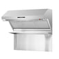 Forno Savona - 48" Wall Mount Range Hood with Hybrid Stainless Filters & Back Splash