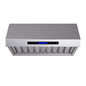 Forno Palazzo 30" Wall Mounted Range Hood Stainless Steel Heavy-Duty Baffle Filters & Remote Control