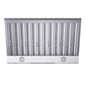 Forno Palazzo 36" Wall Mounted Range Hood Stainless Steel Heavy-Duty Baffle Filters & Remote Control