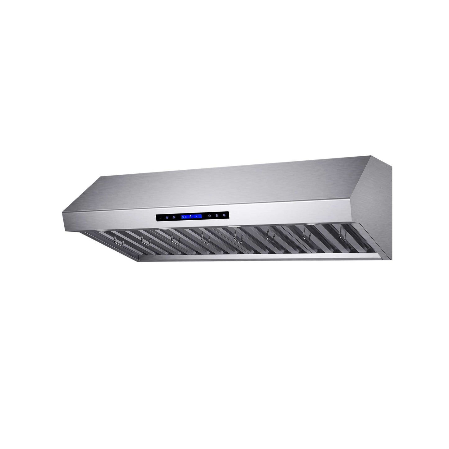 Forno Palazzo 48" Wall Mounted Range Hood Stainless Steel Heavy-Duty Baffle Filters & Remote Control