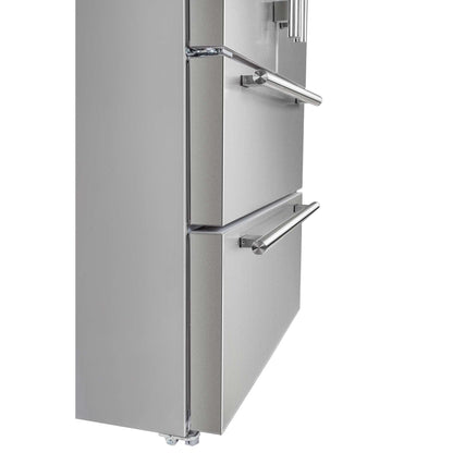 Forno Moena 36" French Door 19.2 Cu.Ft. Stainless Steel Refrigerator