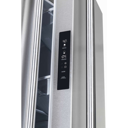 Forno Moena 36" French Door 19.2 Cu.Ft. Stainless Steel Refrigerator