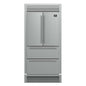 Forno Moena 36" French Door 19.2 cu. ft Stainless Steel Refrigerator, with Decorative Grill - 40"es Wide
