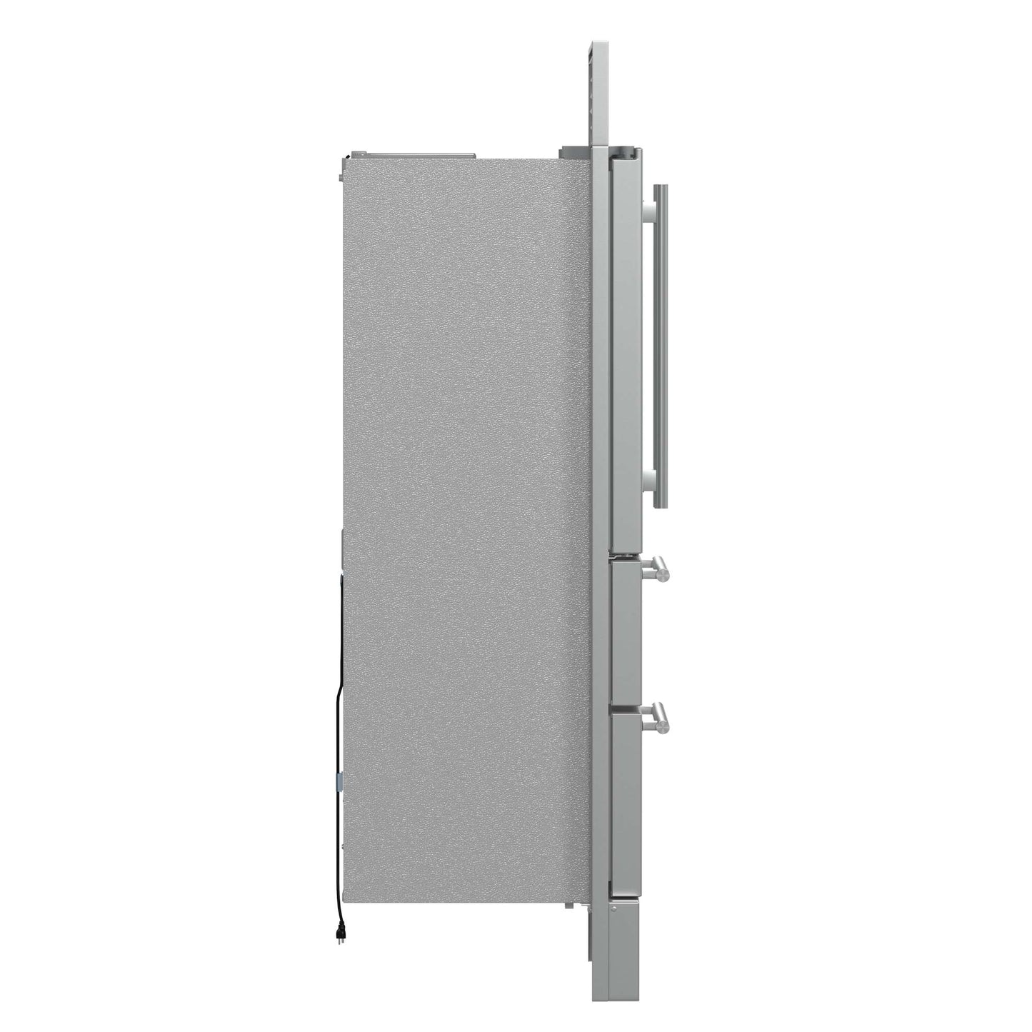 Forno Moena 36" French Door 19.2 cu. ft Stainless Steel Refrigerator, with Decorative Grill - 40"es Wide
