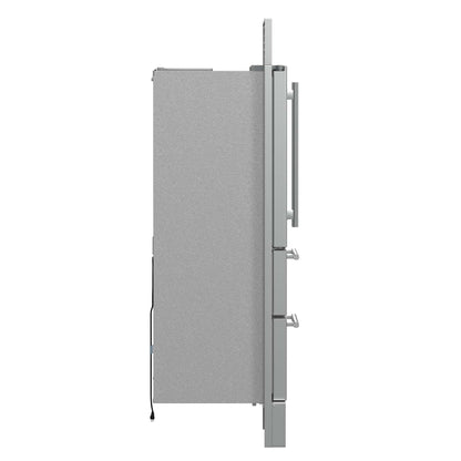 Forno Moena 36" French Door 19.2 cu. ft Stainless Steel Refrigerator, with Decorative Grill - 40"es Wide