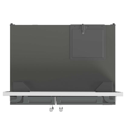 Forno Salerno 36" Built-in Stainless-Steel Refrigerator 20 cu. ft with Decorative Grill - 40 " Wide