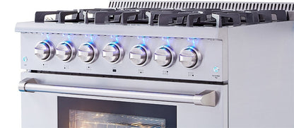 THOR Kitchen 36-Inch Professional Gas Range