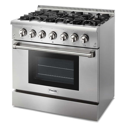 Thor Kitchen 36-Inch Professional Dual Fuel Liquid Propane Range