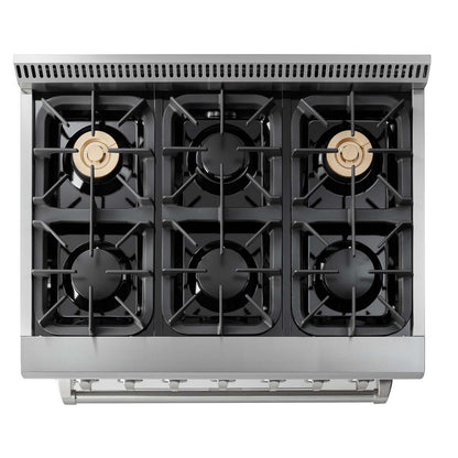 THOR Kitchen 36-Inch Dual Fuel  Professional Range