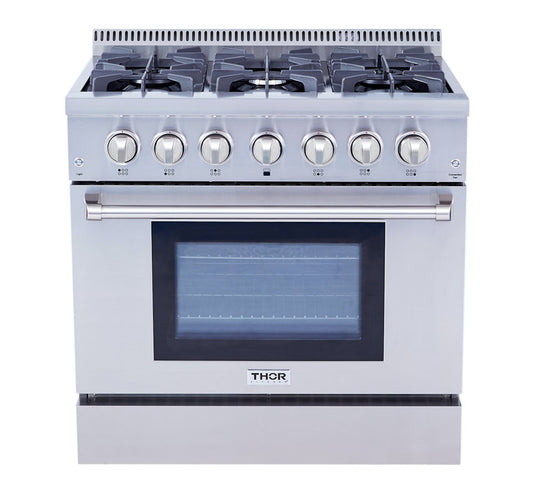 Thor Kitchen 36-Inch Professional Dual Fuel Liquid Propane Range